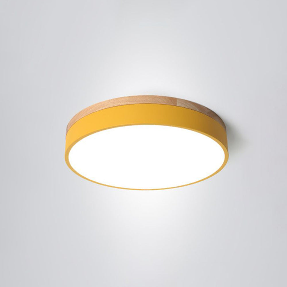 Valentina Nordic LED Round Flush Mount Ceiling Light - Neutral Decor