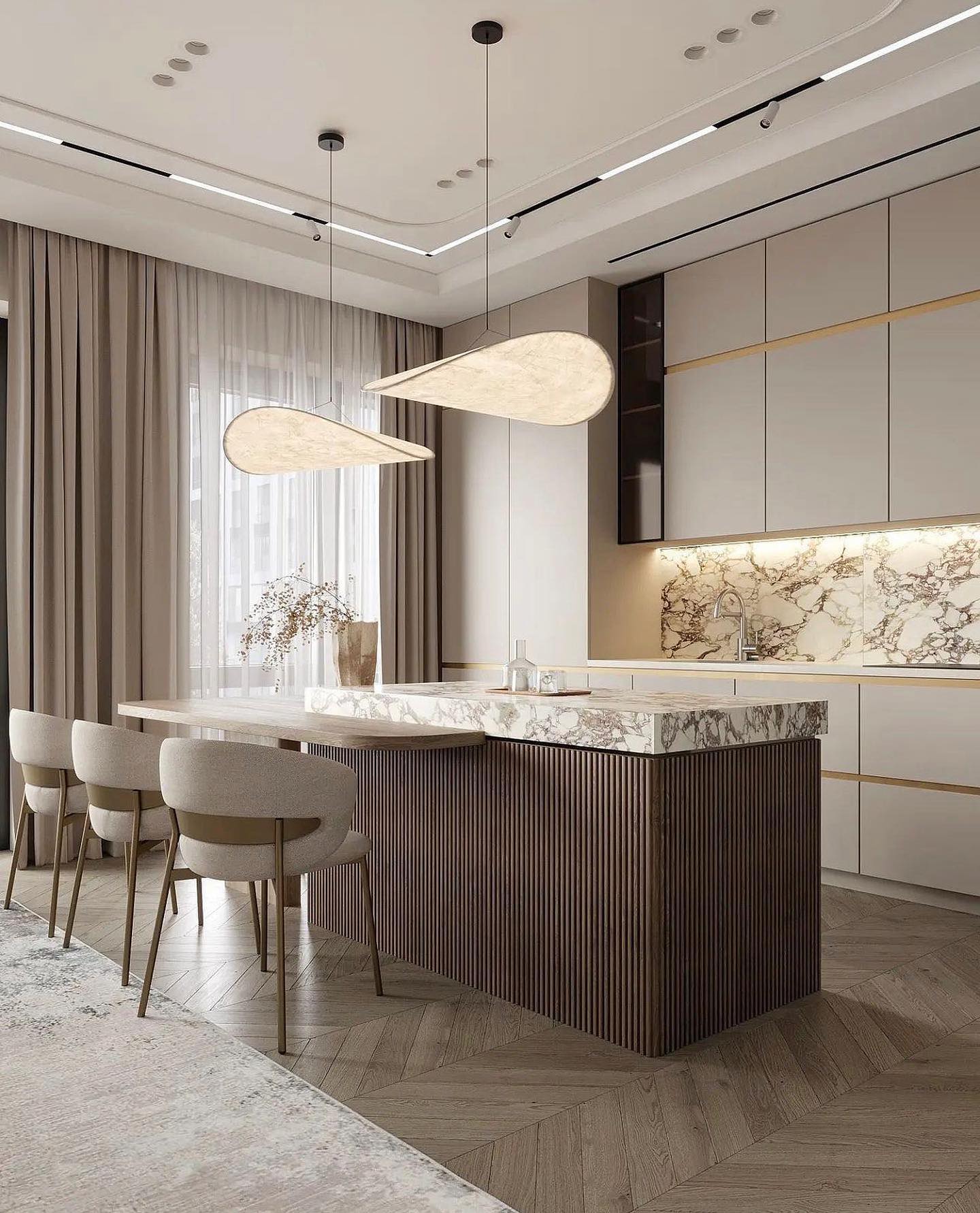Luminette Minimalist Silk Pendant Light
