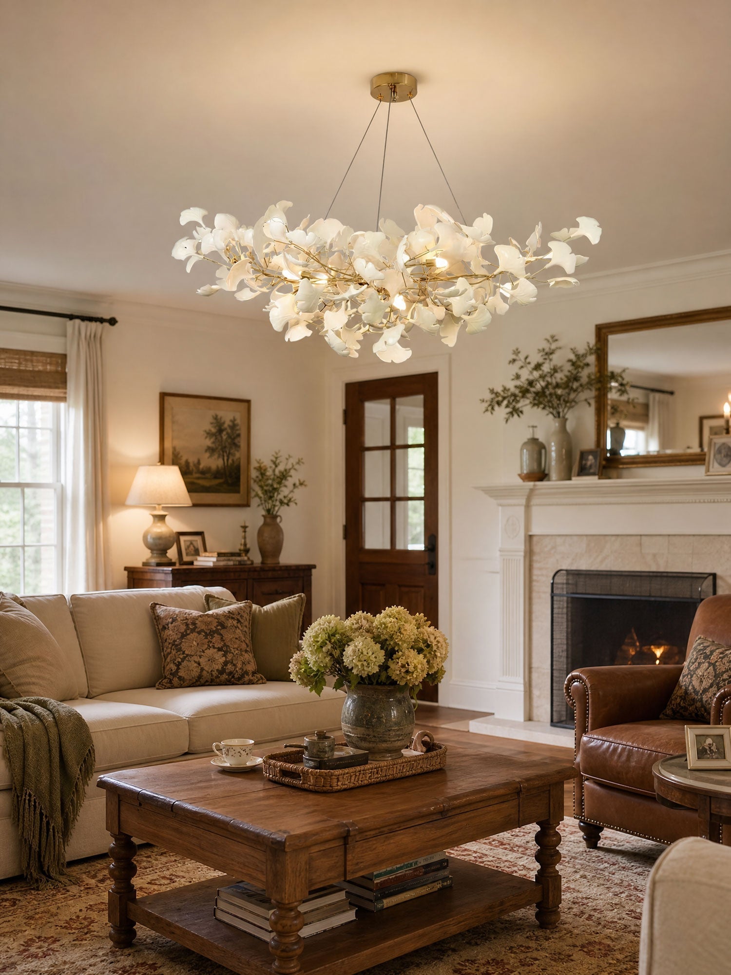 Fioraford Bloom Gingko Chandelier