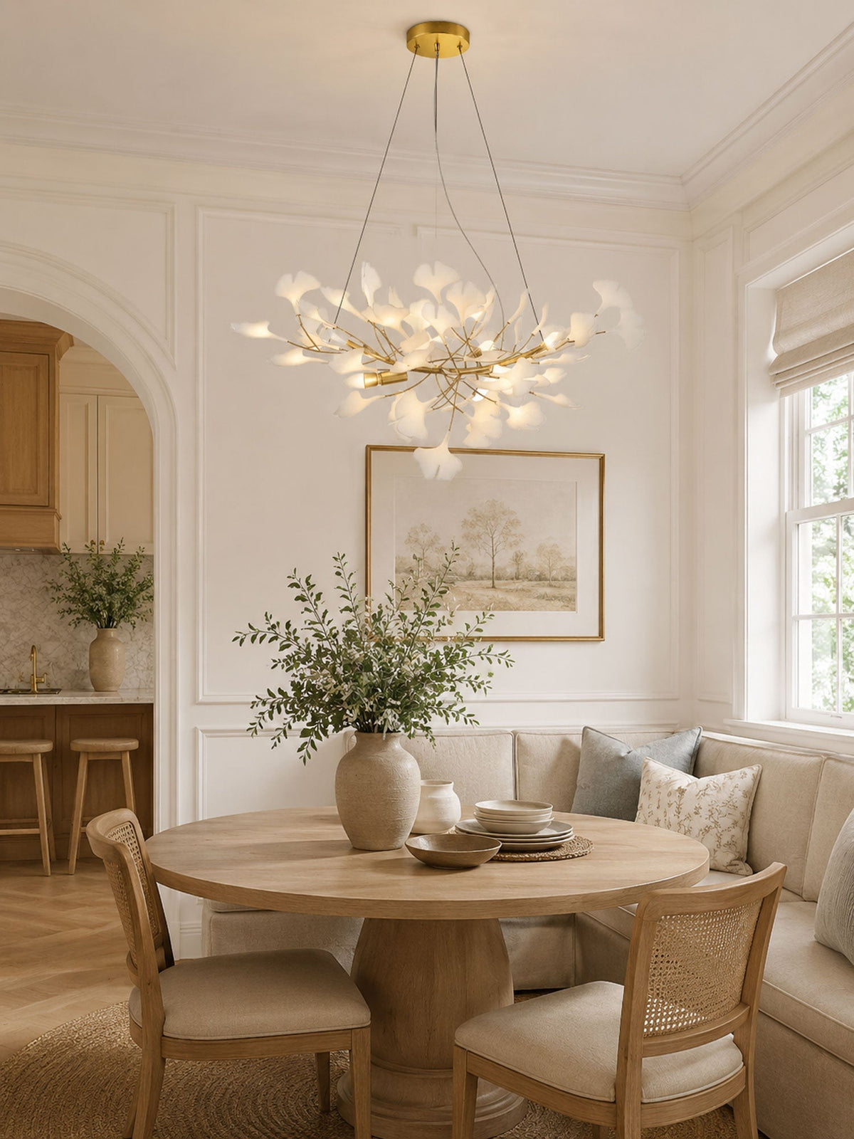 Fioraford Bloom Gingko Chandelier
