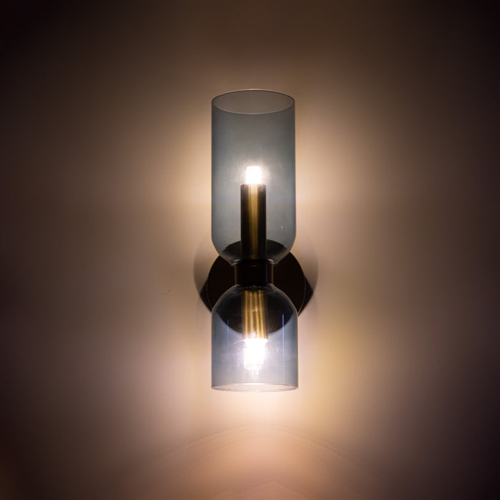 Valentina Modern Bedroom Glass Wall Lamp Sconce - Neutral Decor