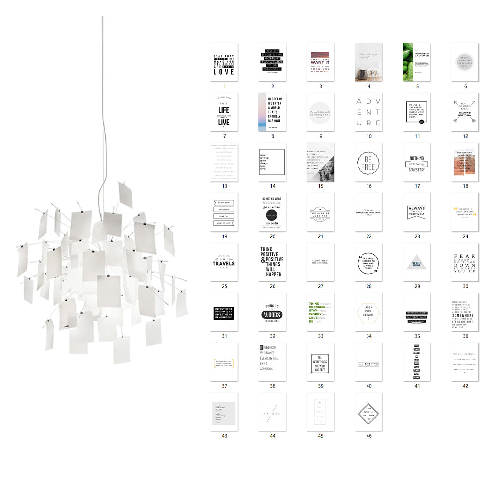 Luninena Paper Chandelier