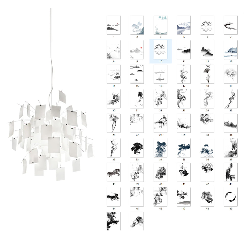 Luninena Paper Chandelier