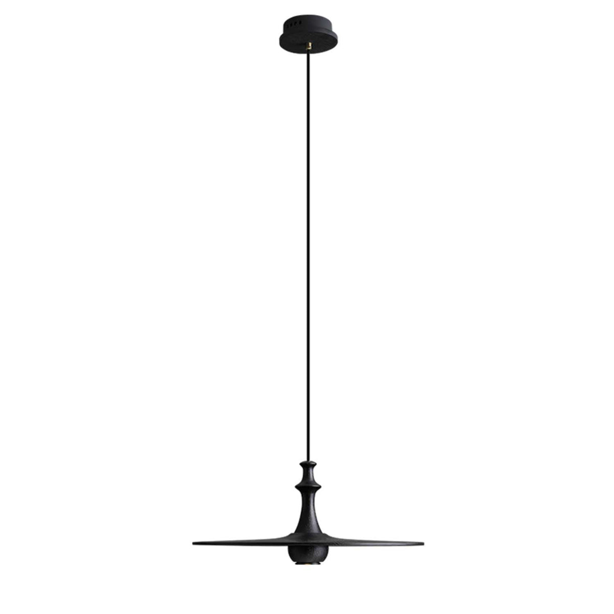 Spindle Wooden Spin Pendant Light