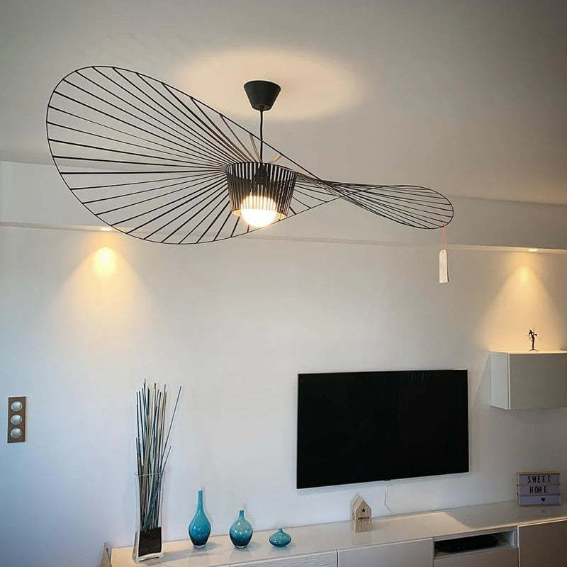 Ritta Modern Flower Fabric Pendant Light - Neutral Decor