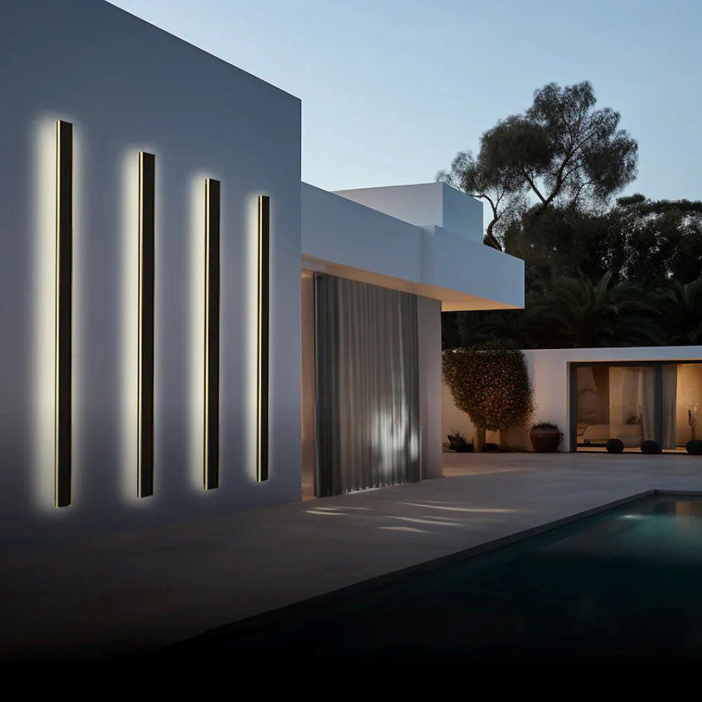 Silex Linear Outdoor Wall Lamp - Neutral Decor