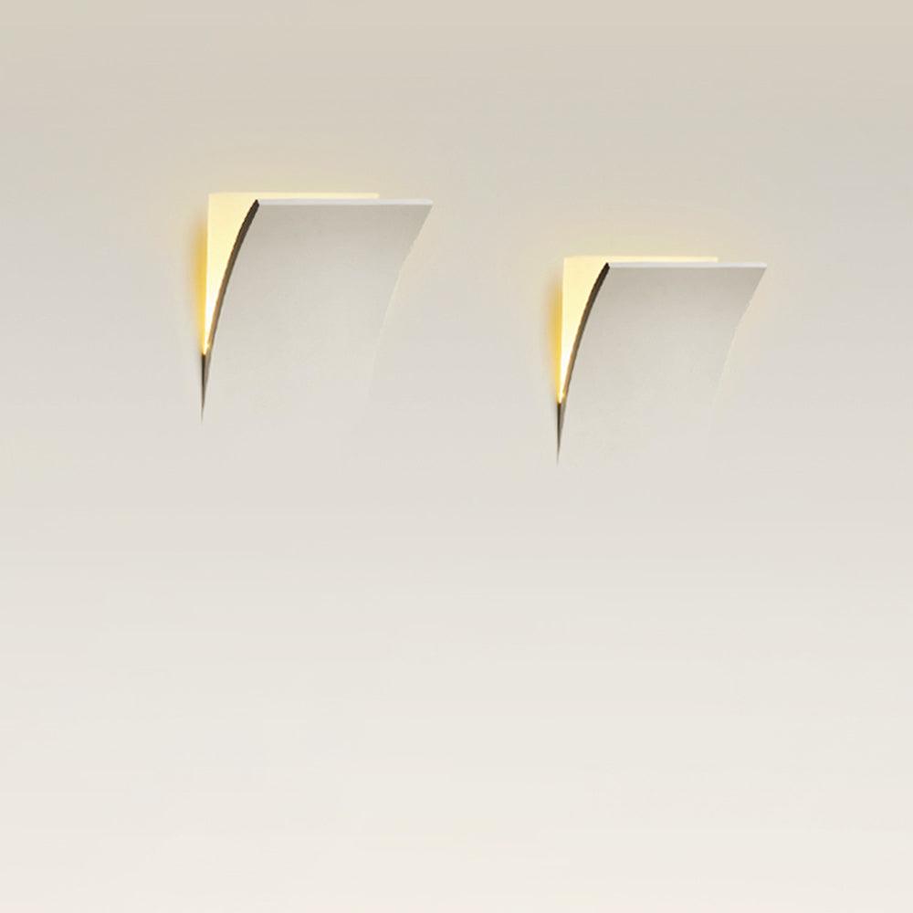 Aria Modern Recessed Plaster LED Wall Lamp - Neutral Decor