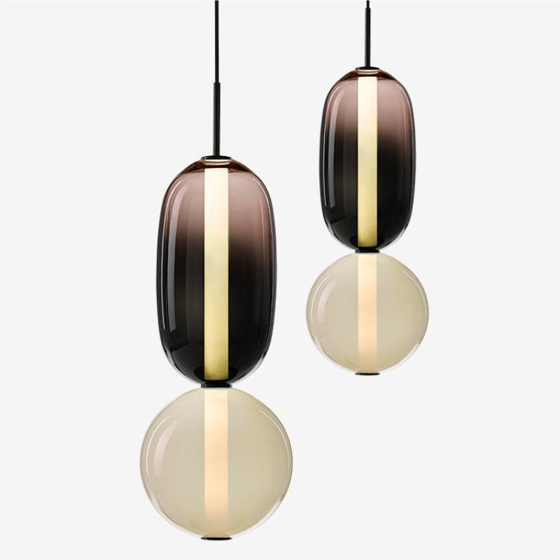 Aira Pendant Light Candied Glass - Neutral Decor