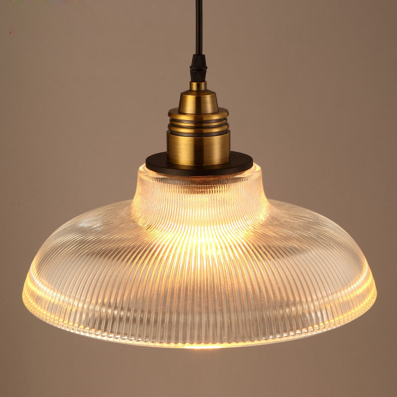 Arisha Industrial LED Pendant Light Clear/Amber Bedroom/Restaurant - Neutral Decor