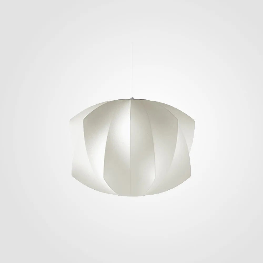 Ritta Pendant Light Bubble Mulberry Silk - Neutral Decor