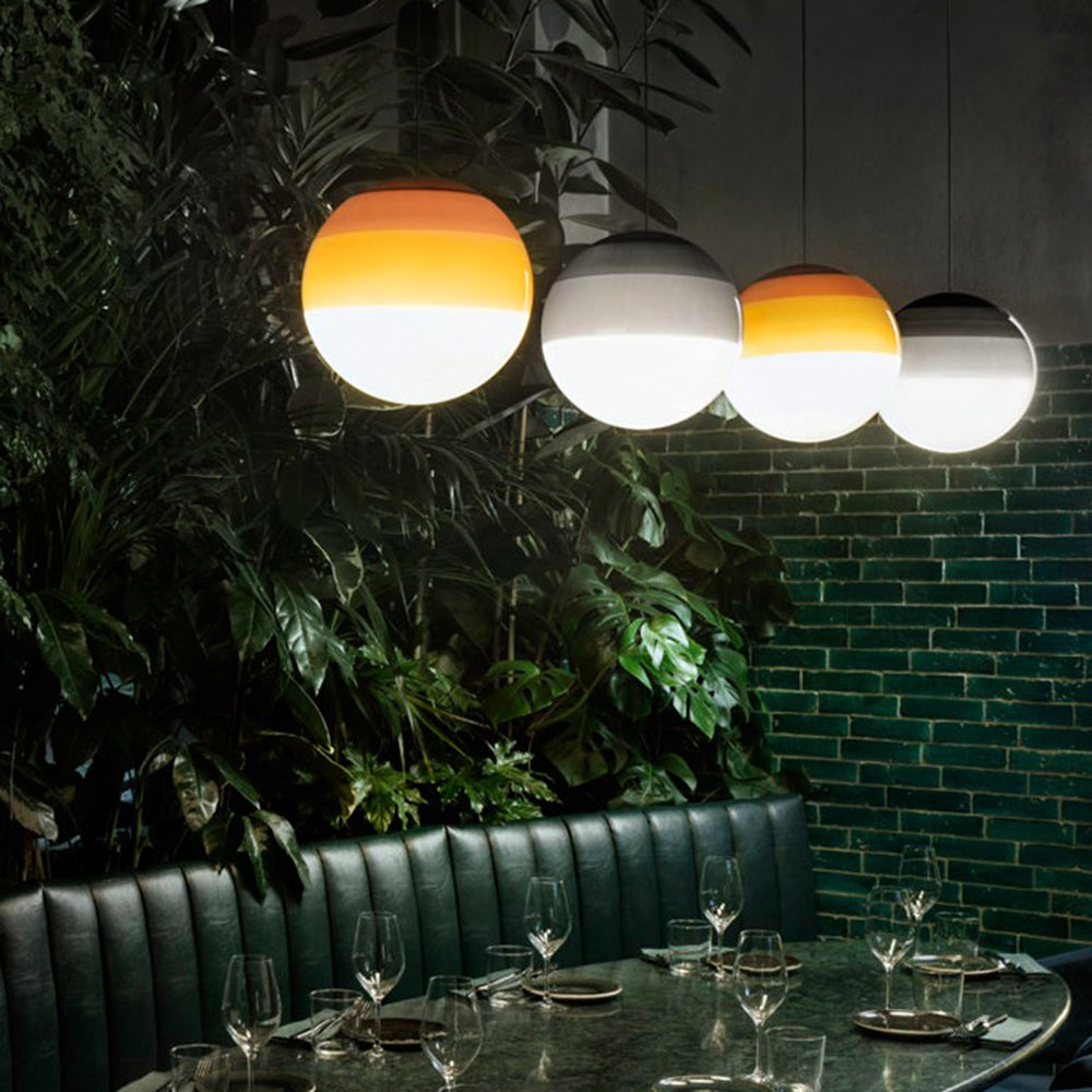 Valentina Colorful Glass Bubble Pendant Light - Neutral Decor