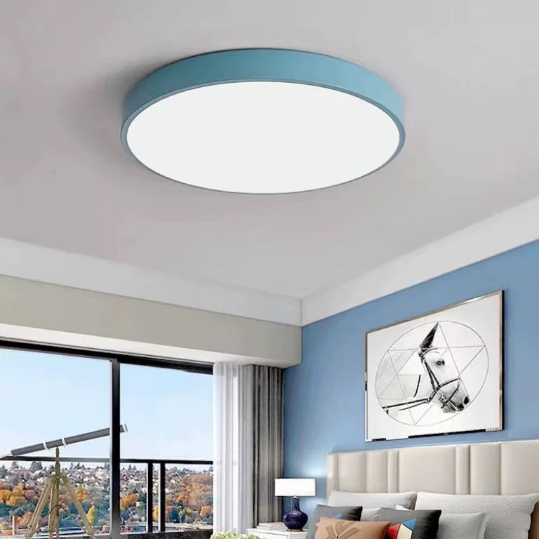 Valentina Ceiling Light Round Flush Mount Bedroom - Neutral Decor