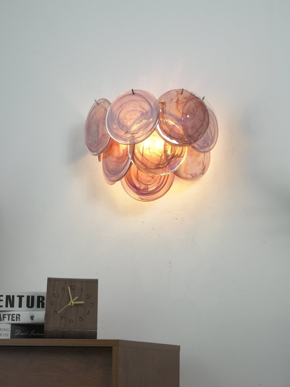 Orlaridge Disc Glass Indoor Wall Light