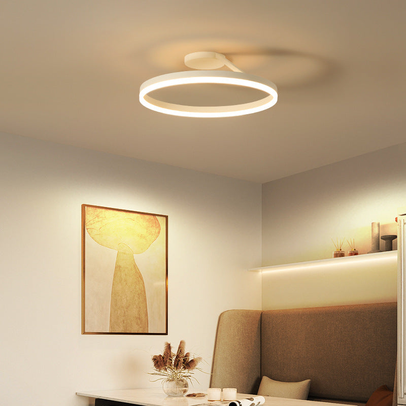 Arisha Modern Circle Flush Mount Ceiling Light Bedroom - Neutral Decor