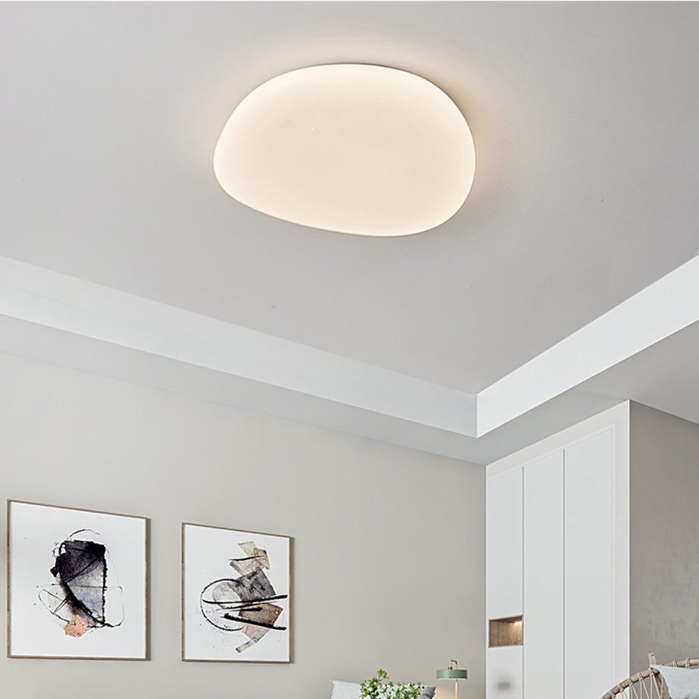 Arisha Modern Pebbles Shape Flush Mount Ceiling Light Bedroom - Neutral Decor
