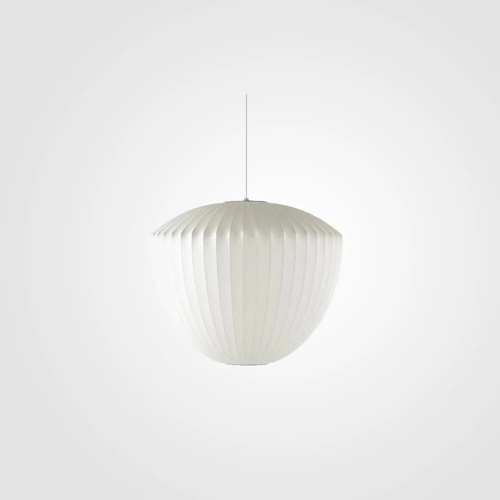 Ritta Pendant Light Bubble Mulberry Silk - Neutral Decor