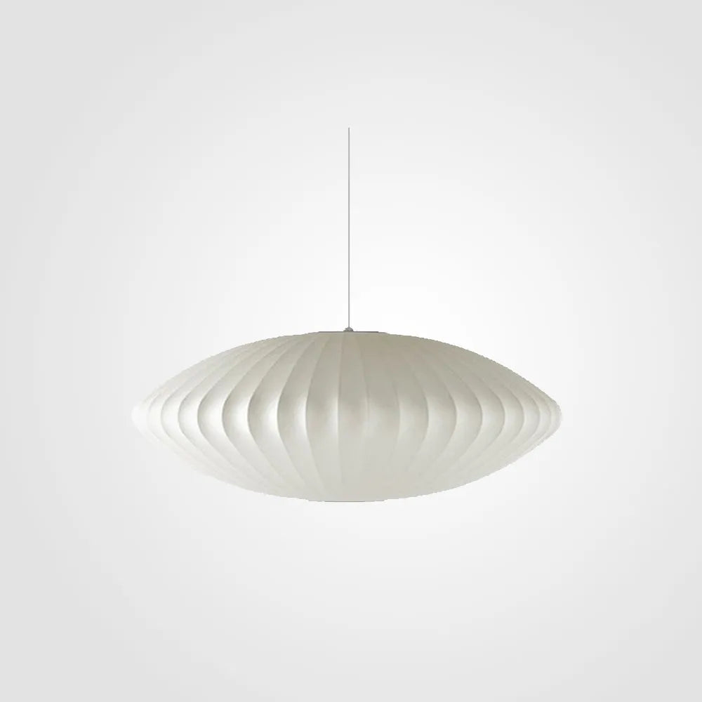 Ritta Pendant Light Bubble Mulberry Silk - Neutral Decor