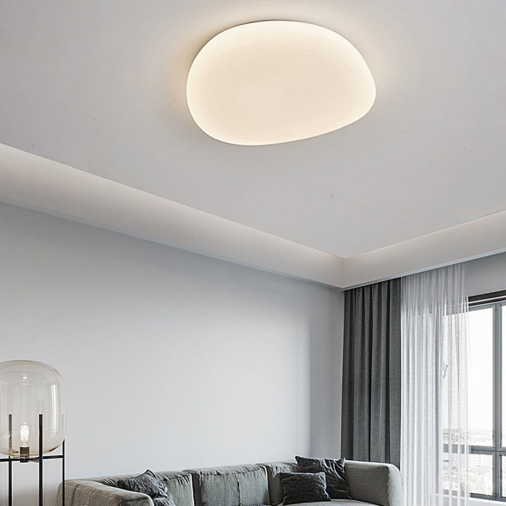 Arisha Modern Pebbles Shape Flush Mount Ceiling Light Bedroom - Neutral Decor