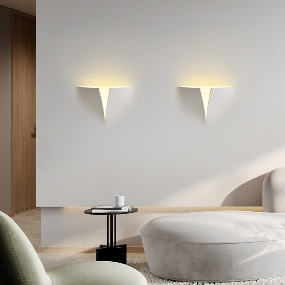 Aria Modern Recessed Plaster LED Wall Lamp - Neutral Decor