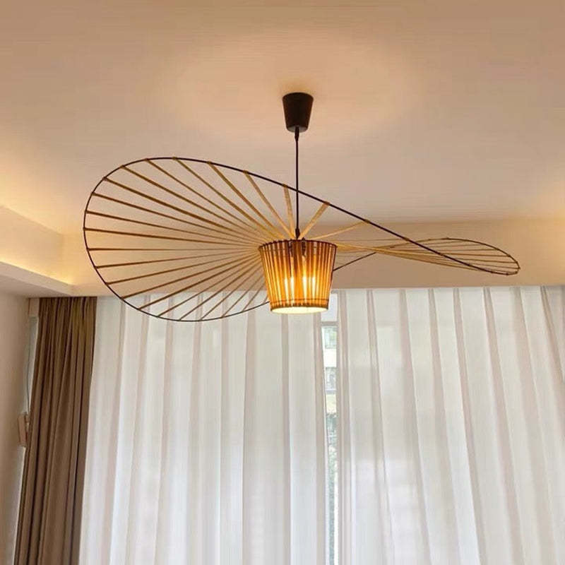 Ritta Modern Flower Fabric Pendant Light - Neutral Decor