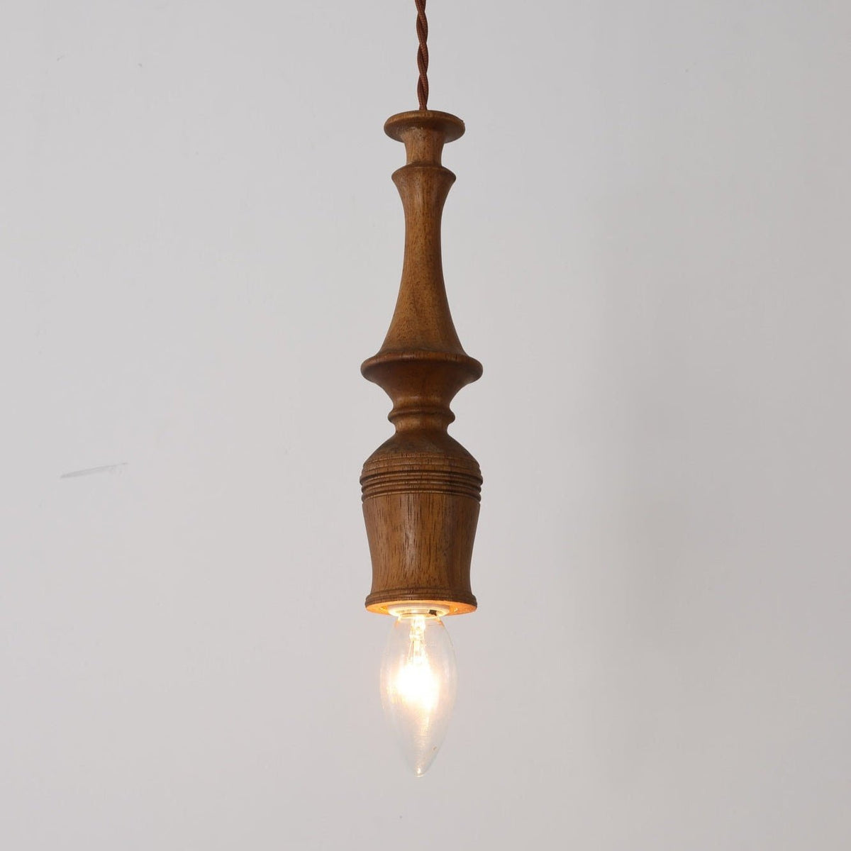 Tessira Wood Industrial Pendant Lamp