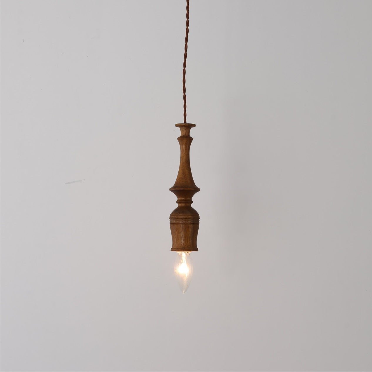 Tessira Wood Industrial Pendant Lamp