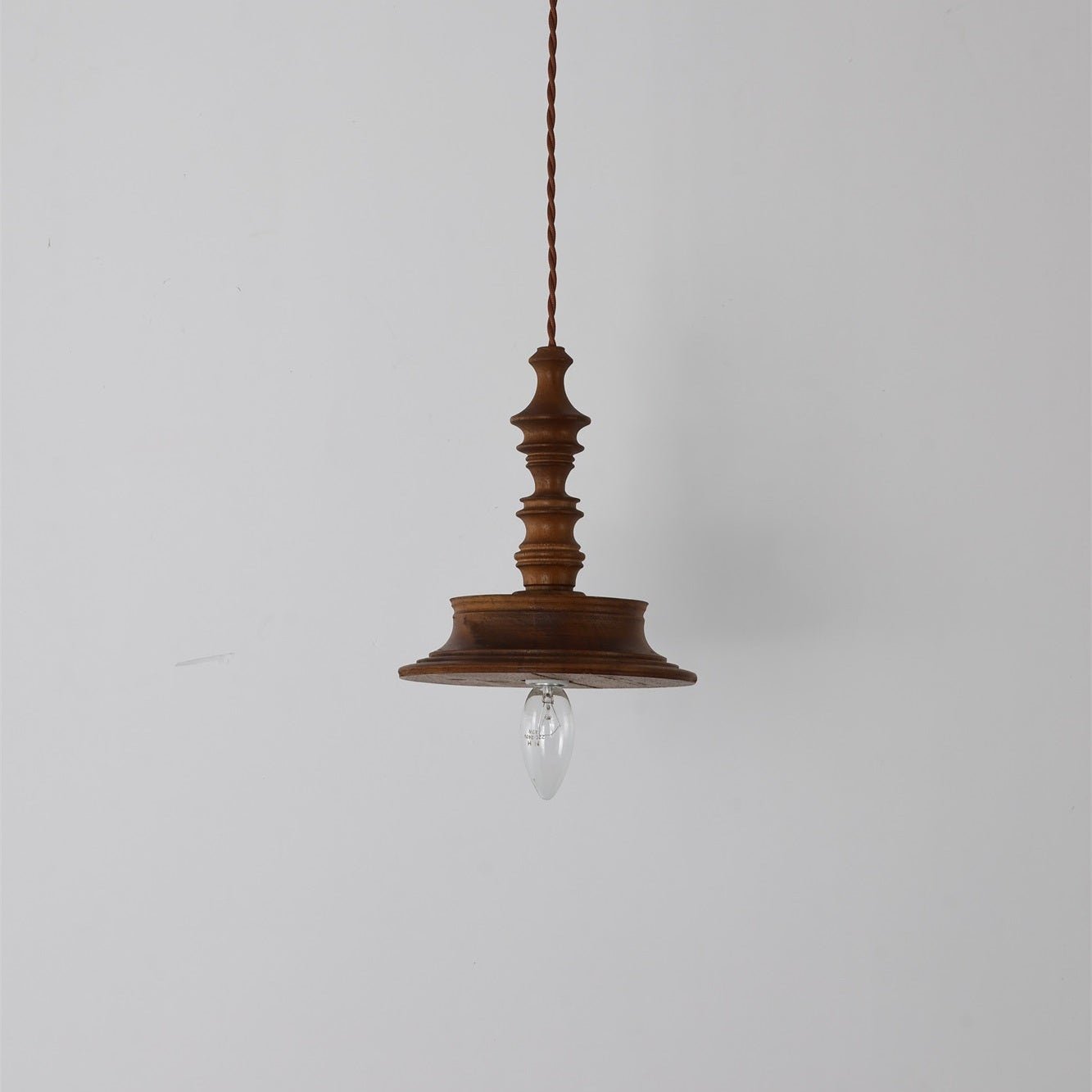 Tessira Wood Industrial Pendant Lamp