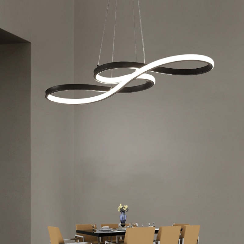 Arisha Modern Chandelier Linear Pendant Light Dining Room - Neutral Decor