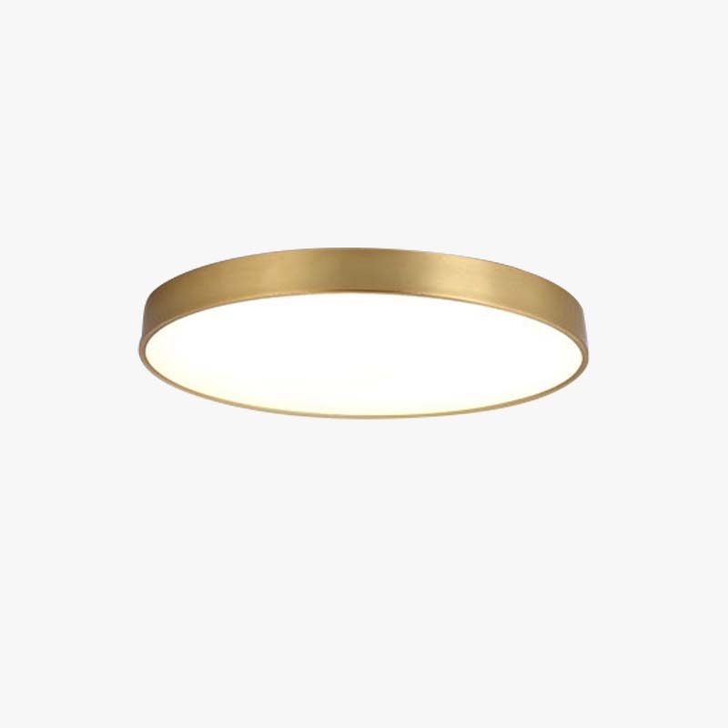 Arisha Nordic LED Round Flush Mount Ceiling Light &Acrylic - Neutral Decor