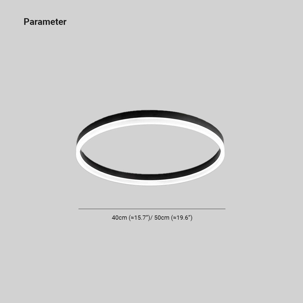 Arisha Modern Flush Mount Ceiling Light Ring - Neutral Decor