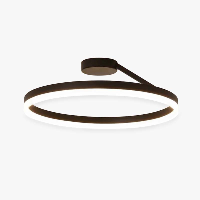 Arisha Modern Circle Flush Mount Ceiling Light Bedroom - Neutral Decor