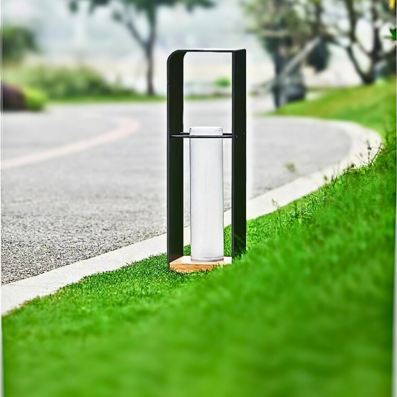Ray Minimalist Cuboid Candle Outdoor Floor Lamp Garden - Neutral Decor
