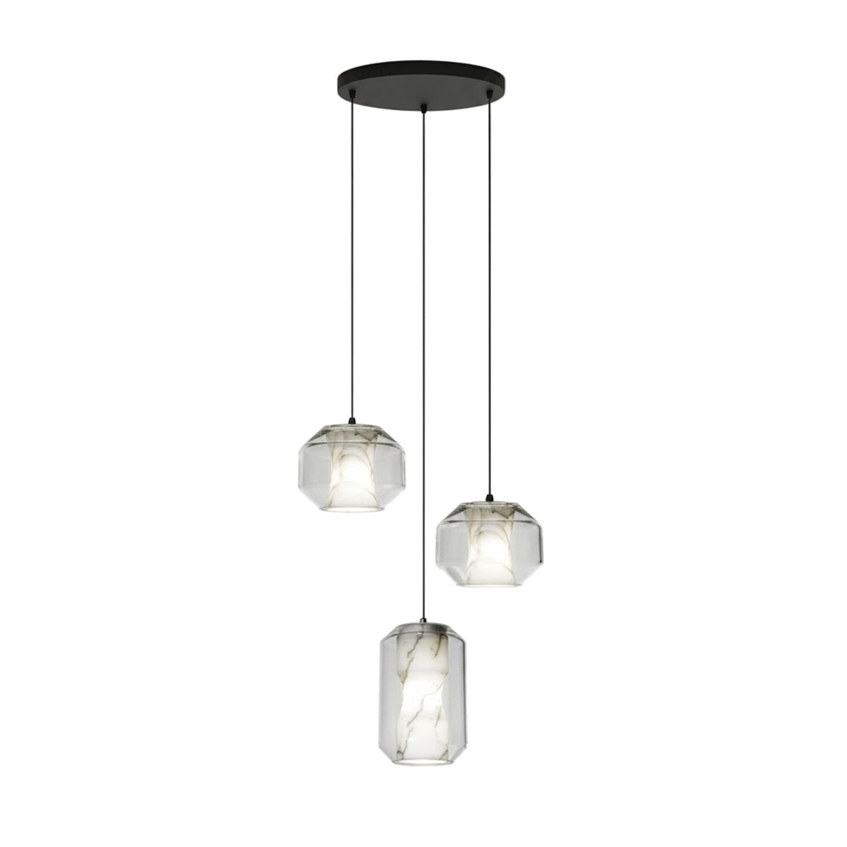 Edenborne Alabaster Glass Cylinder Pendant Light