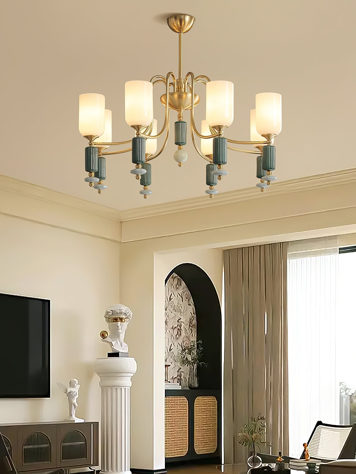 Xorn Ceramic Chandelier