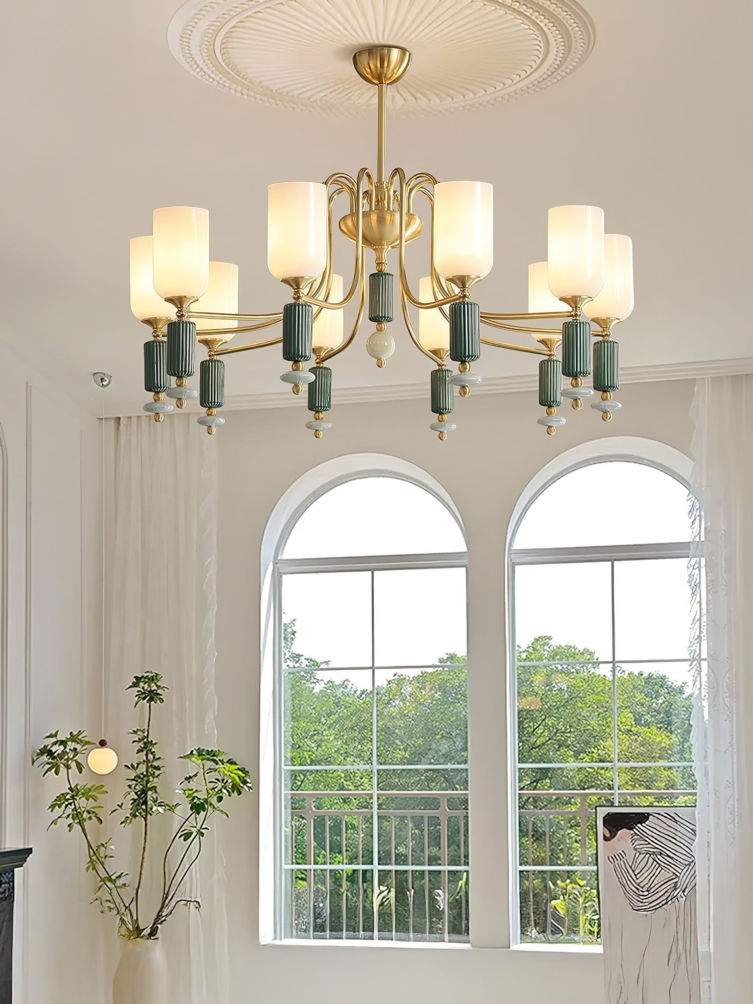 Xorn Ceramic Chandelier