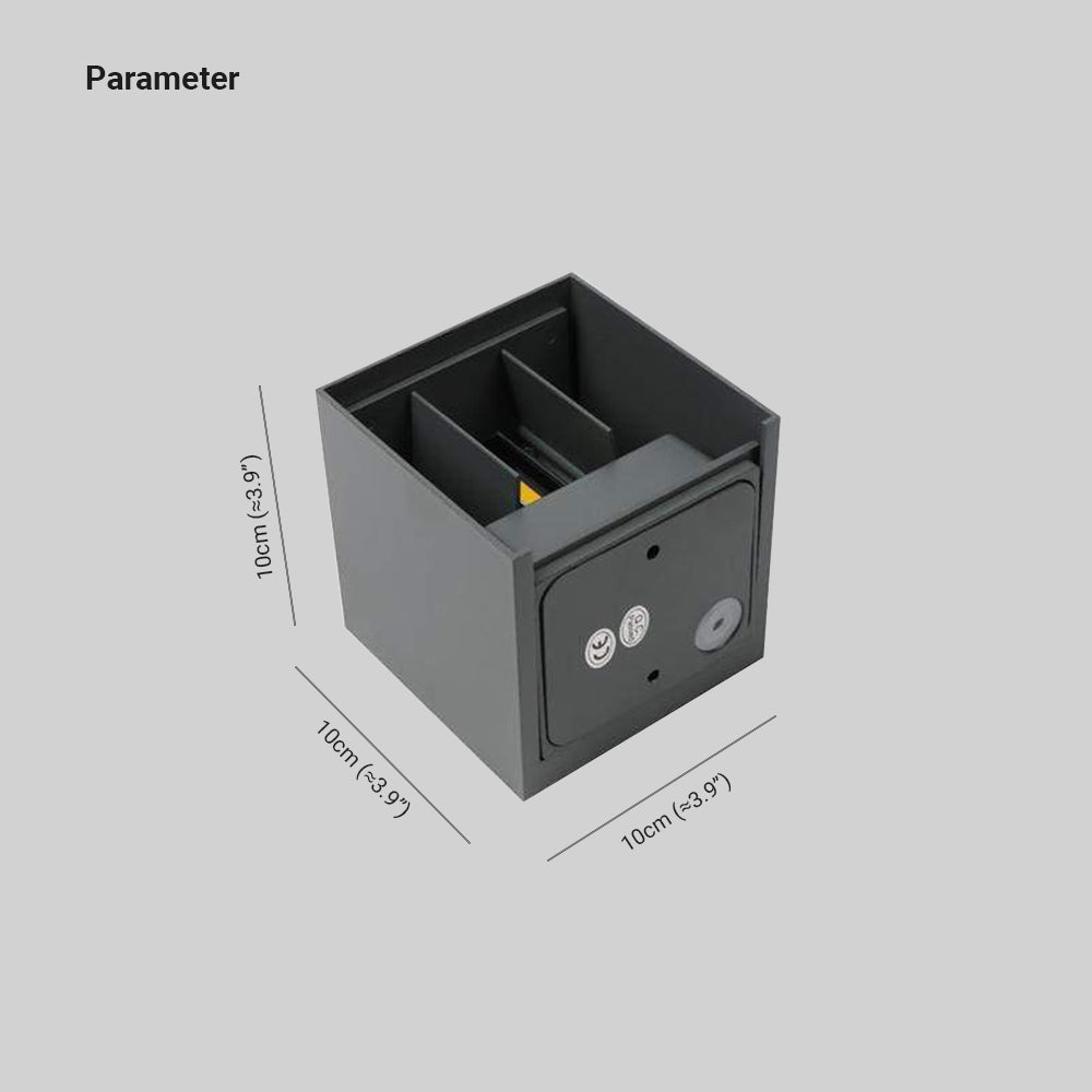 Ray Modern Adjustable Square Outdoor Wall Lamp LED - Neutral Decor