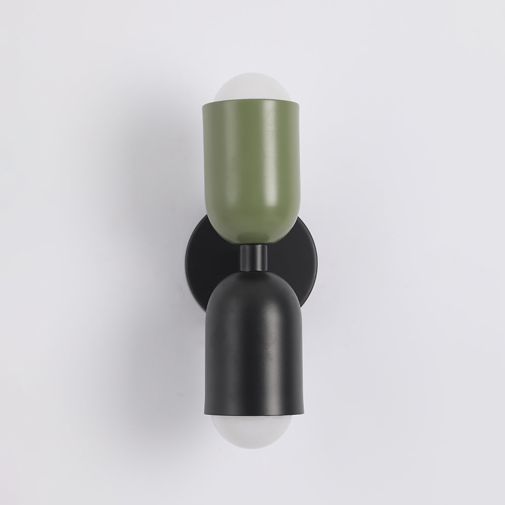 Valentina Modern Art Decoration Double-Headed Colorful Wall Lamp - Neutral Decor