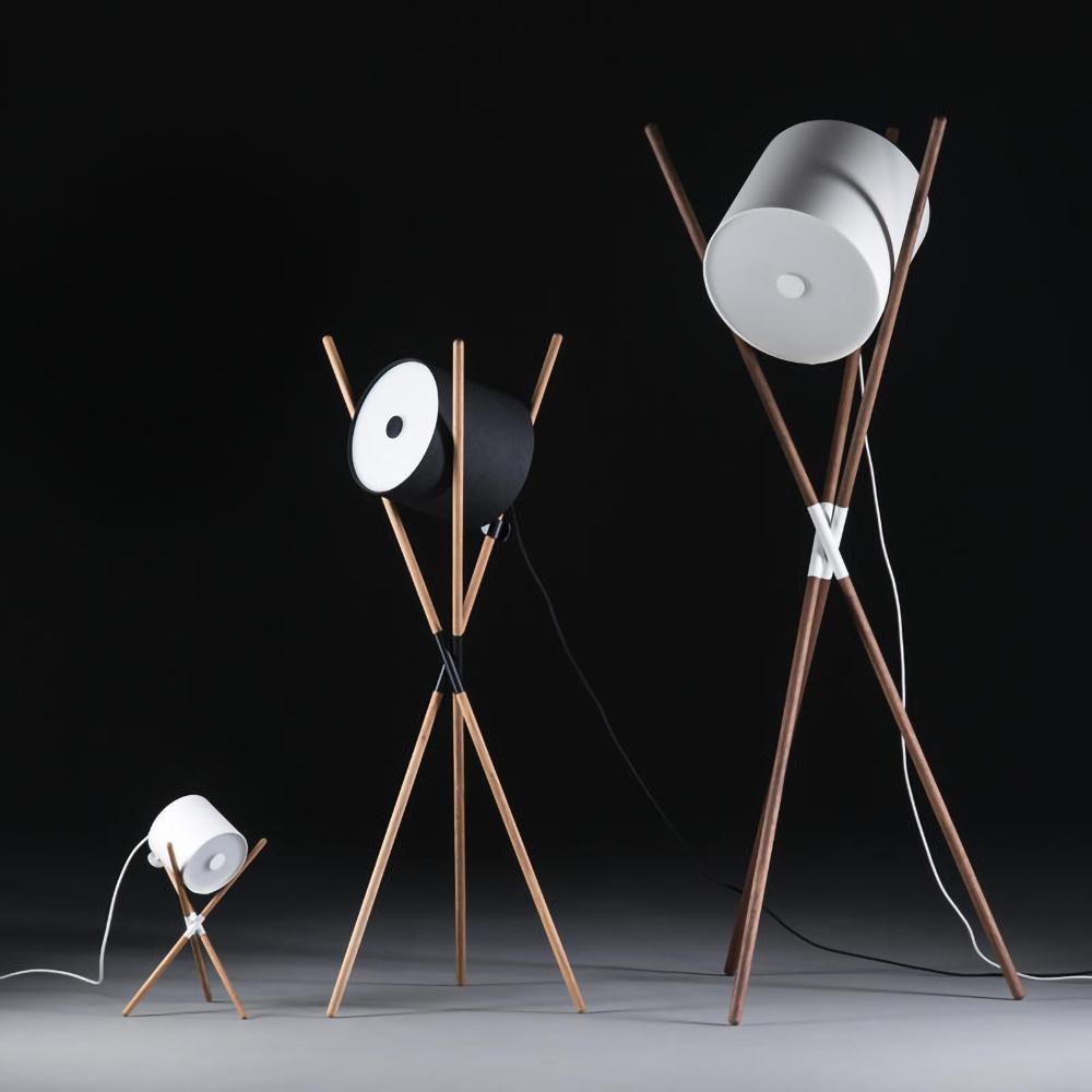 Syloena Contemporary Wood Floor Lamp