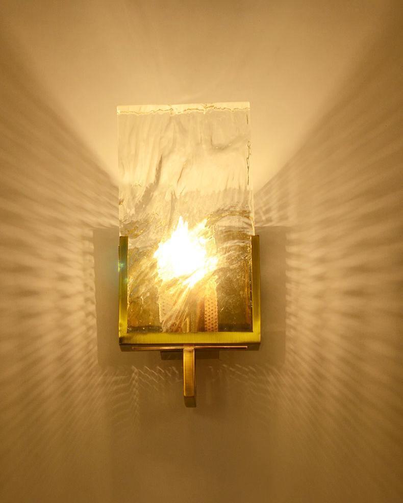 Ivenen Art Elegance Unique Ice Crystal Wall Lamp