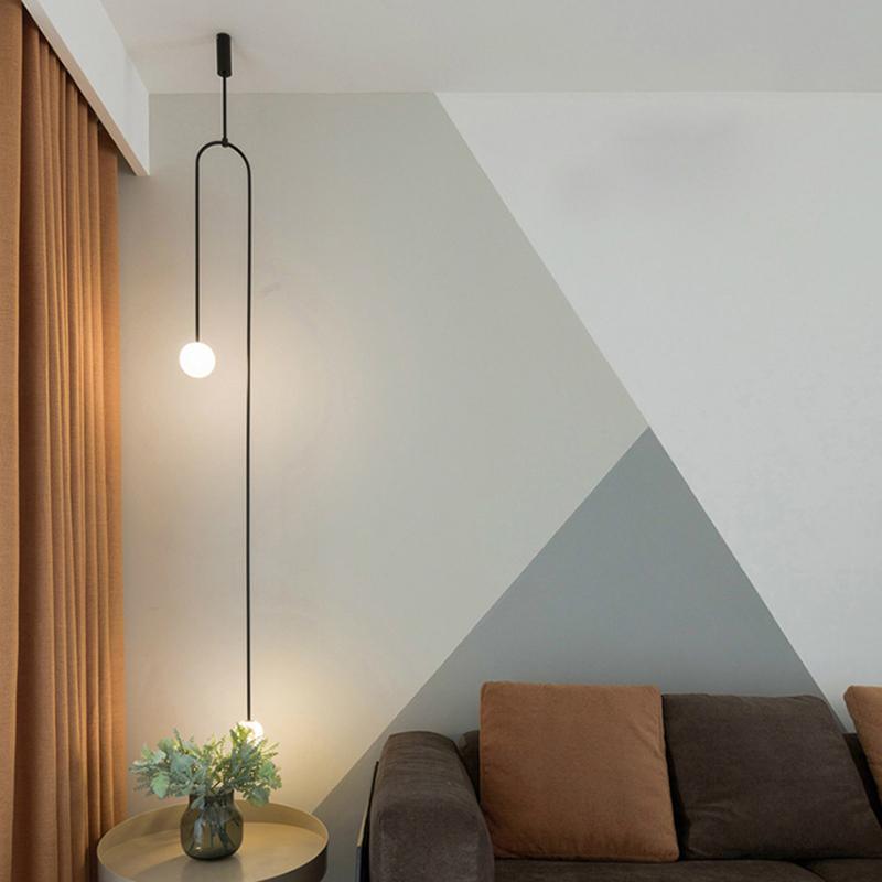 Viraiseon Chandelier Mobile Black Minimalist