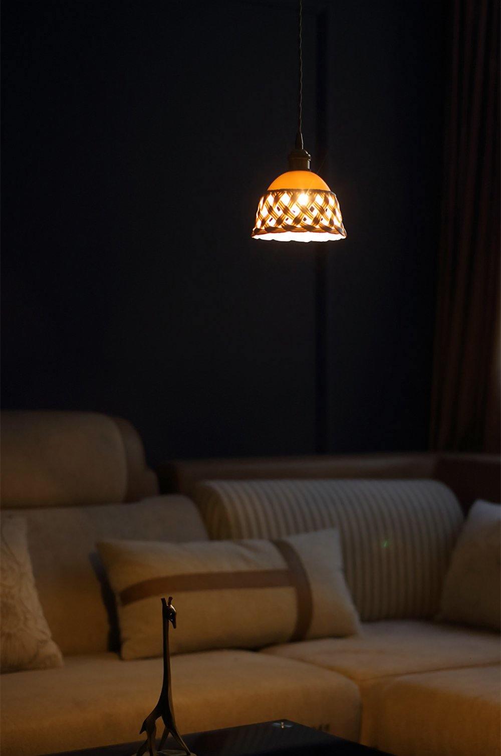 Eliielle Ceramic Cozy Pendant Lamp