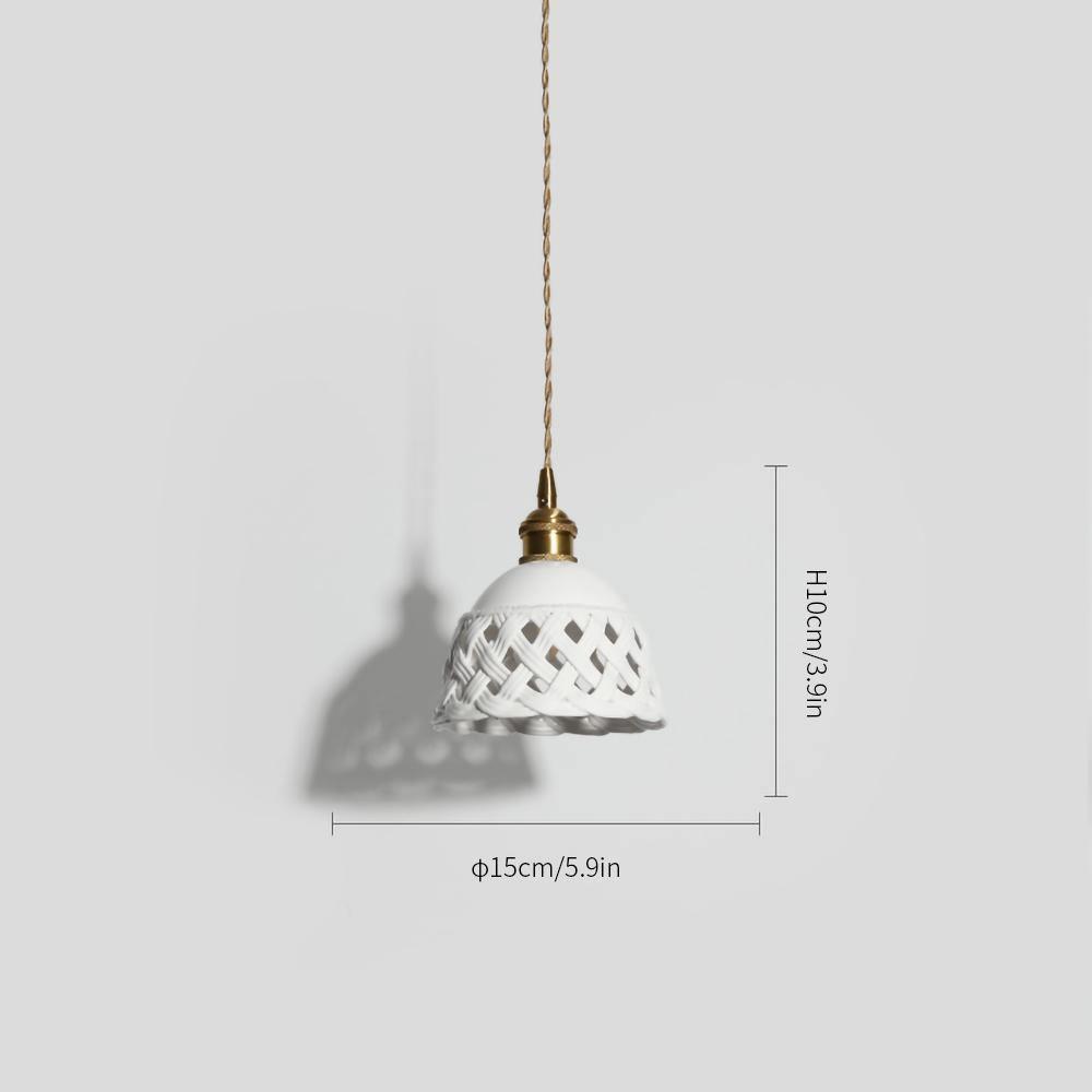 Eliielle Ceramic Cozy Pendant Lamp