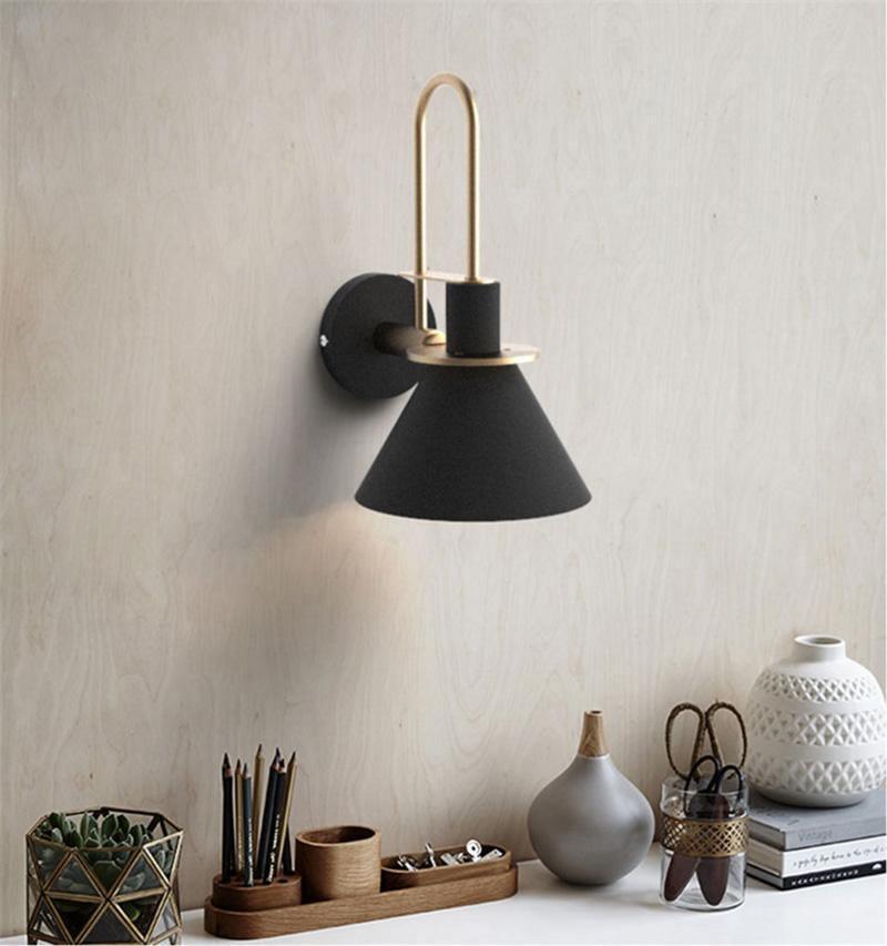 Solerine Wall Lamp Black Gold Minimalist