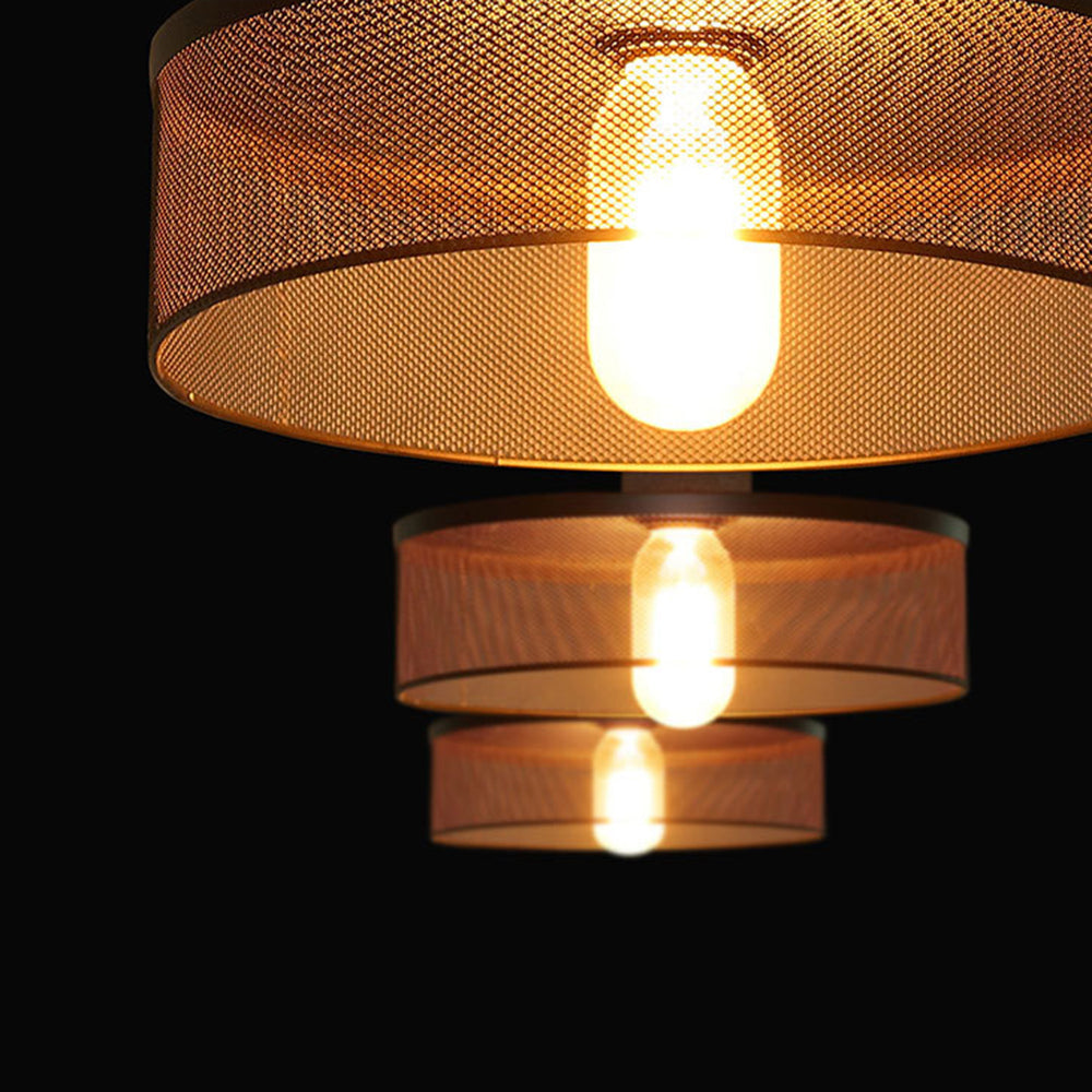 Arisha Industrial Cylindrical Pendant Light, Cement Wabi-Sabi - Neutral Decor