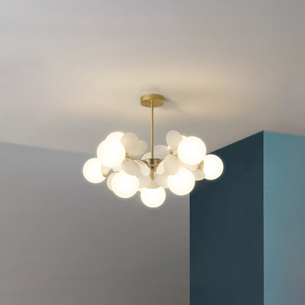 Aria Multicolored Flower Branch Chandelier Living Room - Neutral Decor
