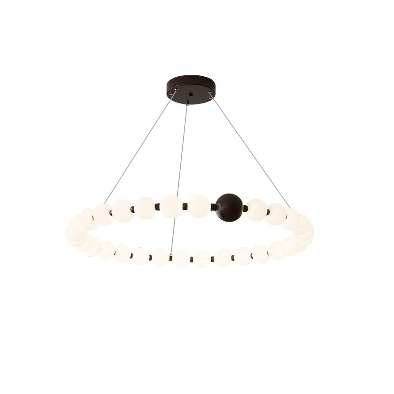 June Bead Ring Chandelier