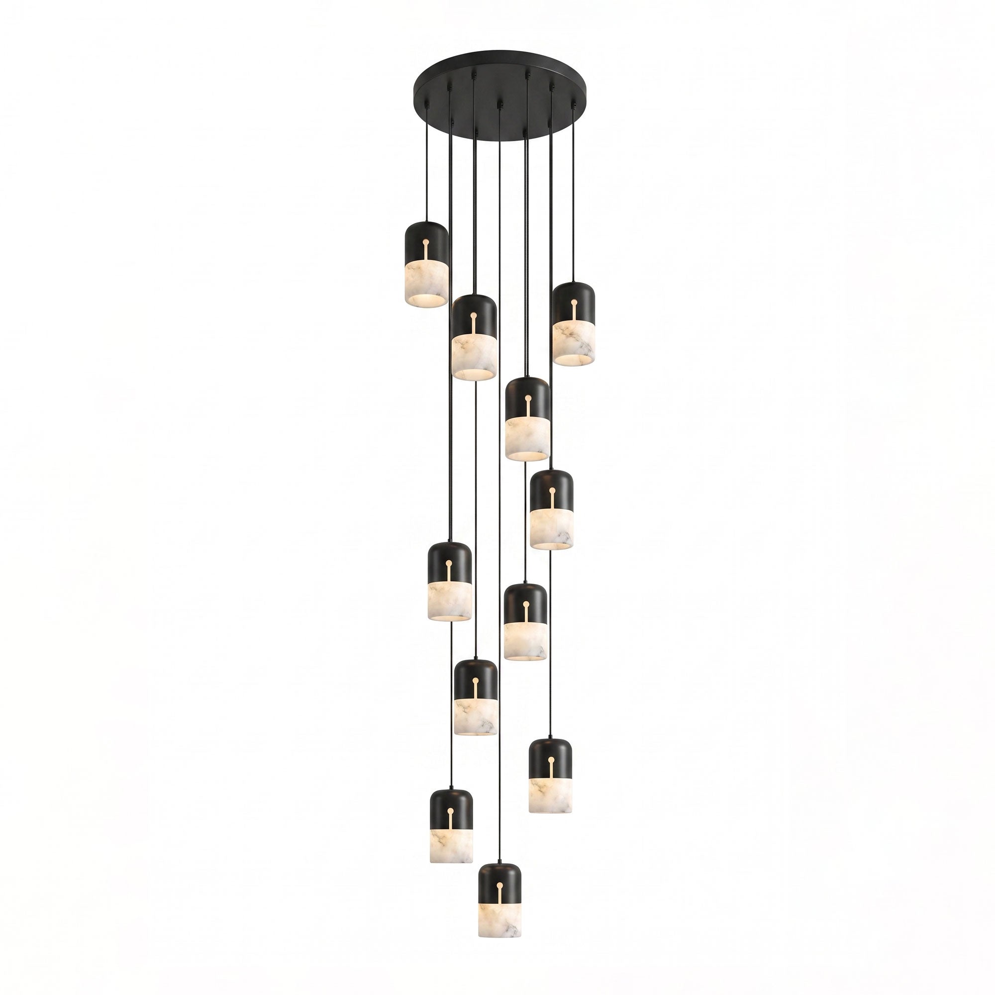 Silas Alabaster Duotone Capsule Pendant Lamp