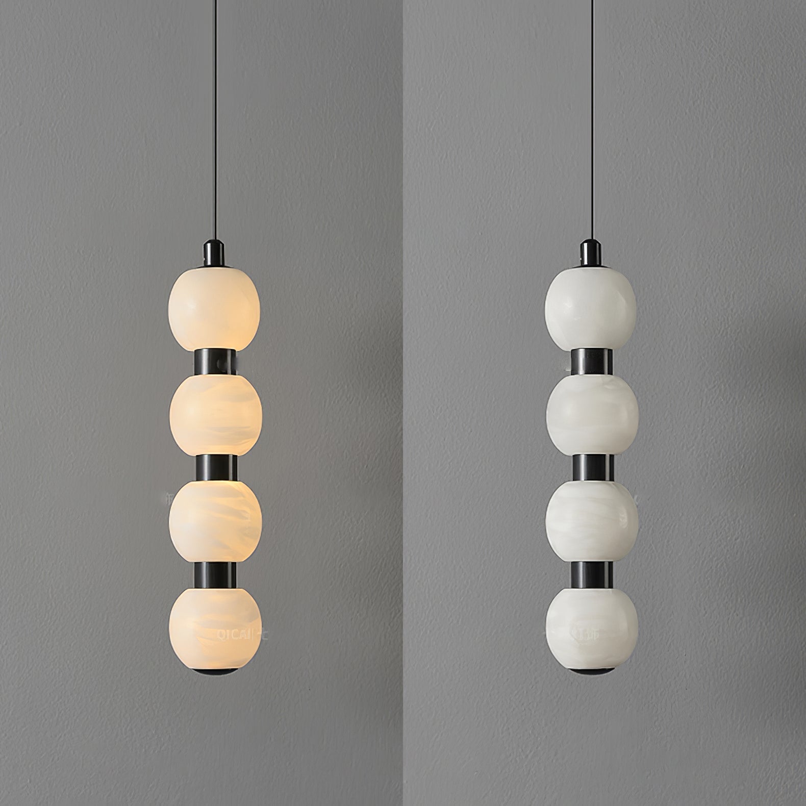 Albinaine Modern Alabaster Pendant Light