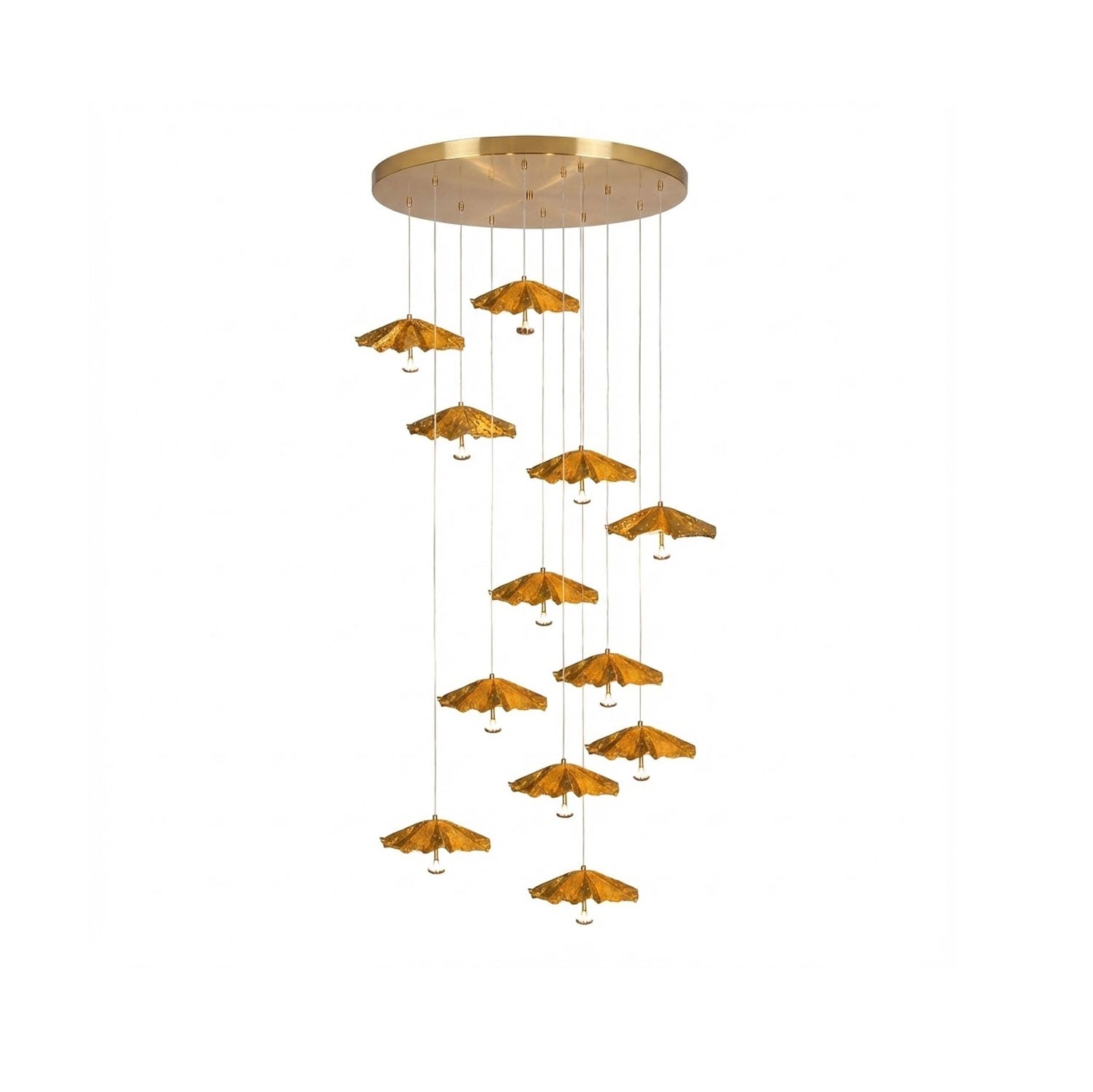Eliora Aura Livra Leaf Chandelier