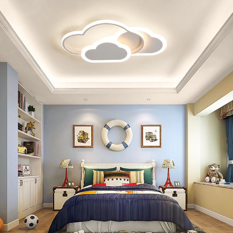 Valentina LED Star Designer Children Flush Mount Ceiling Light - Neutral Decor